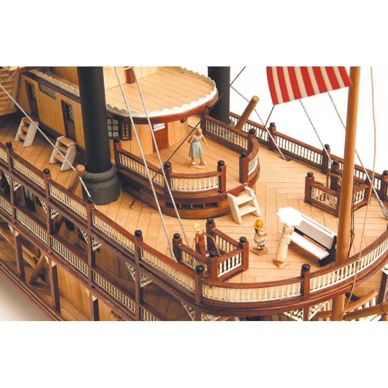 artesania-latina-20505-4-King-of-the-Mississippi-Raddampfer-Modellschiff
