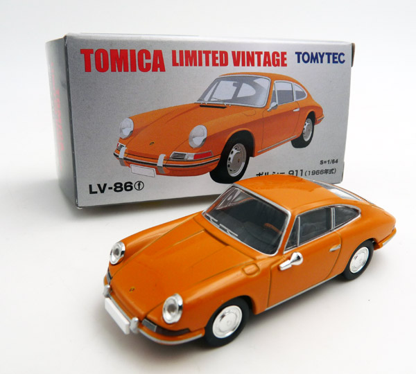 tomytec-312529-Porsche-911-S-Urmodell-1966-orange-LV-86f