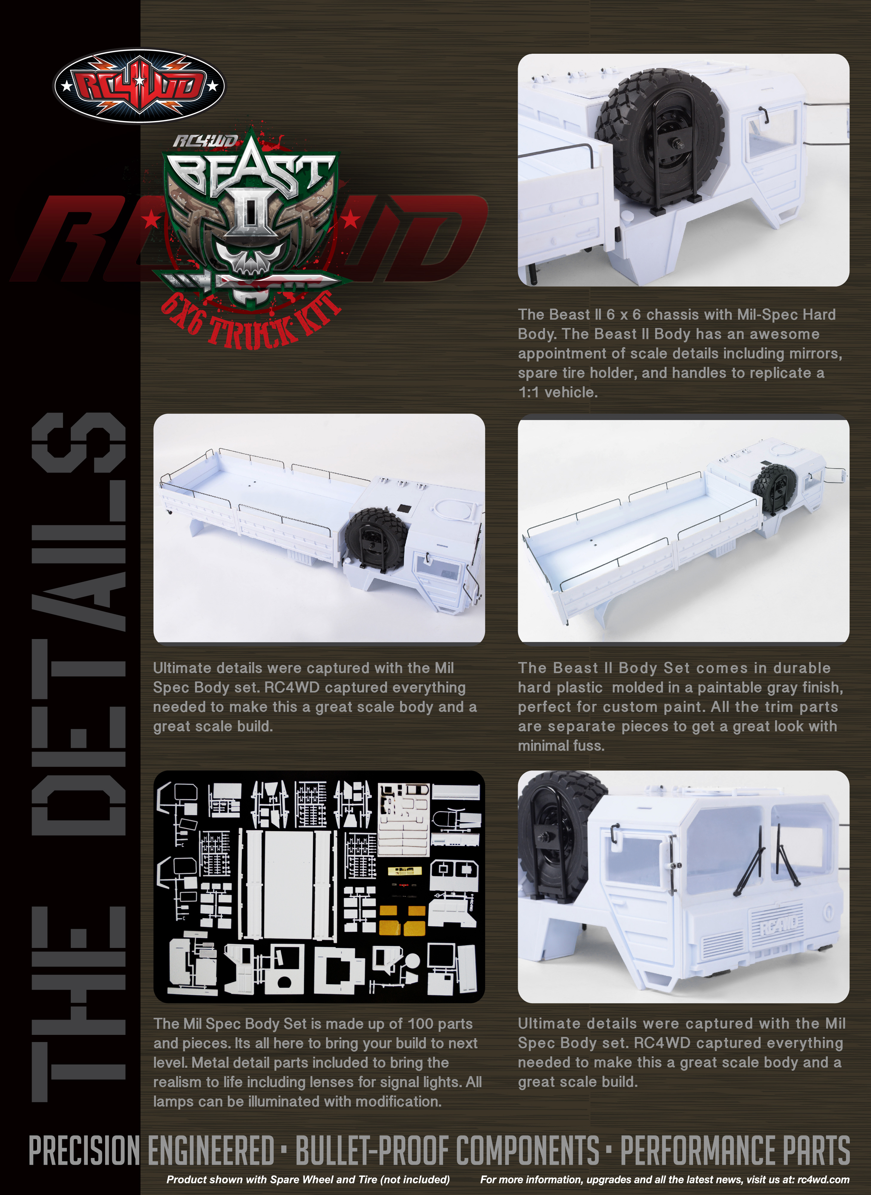 RC4WD-Z-K0052-9-Beast-II-6x6-Truck-MAN-KAT-I-7-Tonner-GL-BW-Bundeswehr-LKW RC4WD-Z-K0052-9-Beast-II-6x6-Truck-MAN-KAT-I-7-Tonner-GL-BW-Bundeswehr-LKW