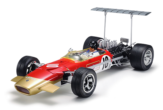 Tamiya Team Lotus Type 49B 1968 (mit Photoätzteilen und Aluminium-Ansaugtrichtern) #12053