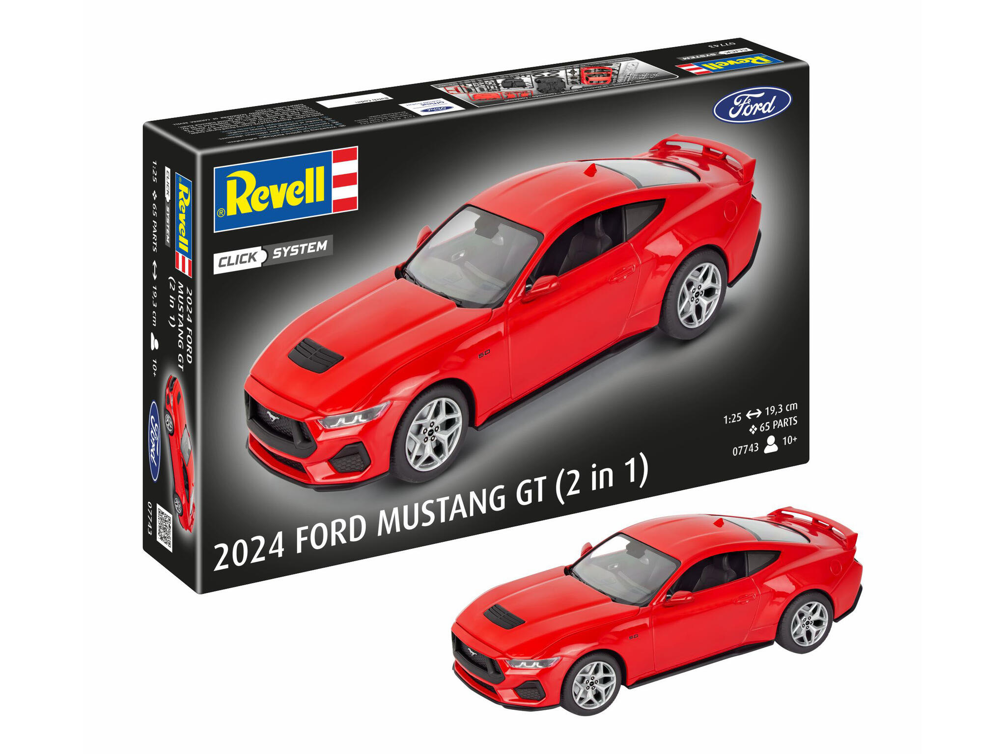 Revell-07743-1-2024-Ford-Mustang-GT-click-system-Steckbausatz