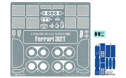 Tamiya Ferrari 312T 1975 Champion Car (mit Photoätzteilen) #12034