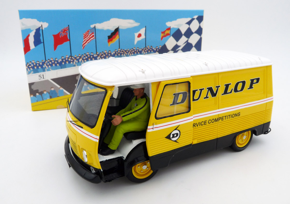 lemansminiatures-132092M-1-Peugeot-J7-Fourgon-Van-Rennreifendienst-1969