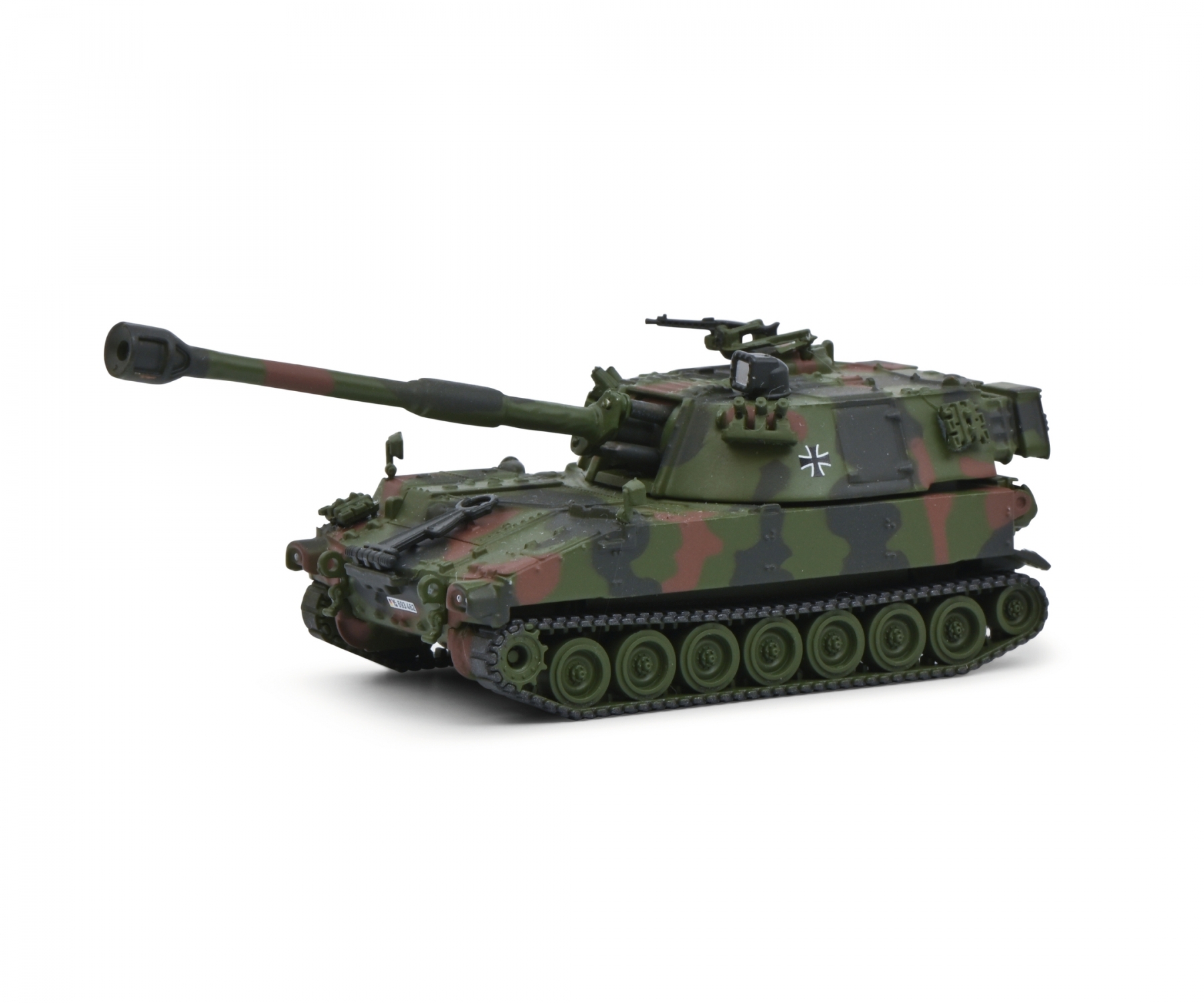 schuco-452651900-Panzerhaubitze-M109G-Bundeswehr-flecktarn