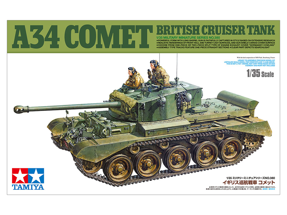 tamiya-35380-2-British-Cruiser-Tank-A34-Comet-mit-zwei-Figuren