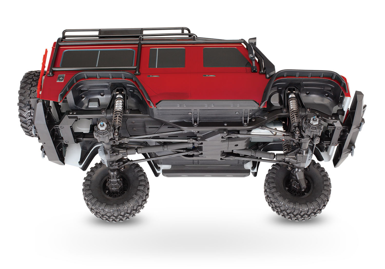 traxxas-82056-4-Red-6-TRX4-Land-Rover-Defender-scale-and-trail-crawler-metallic-rot-mit-Portalachsen