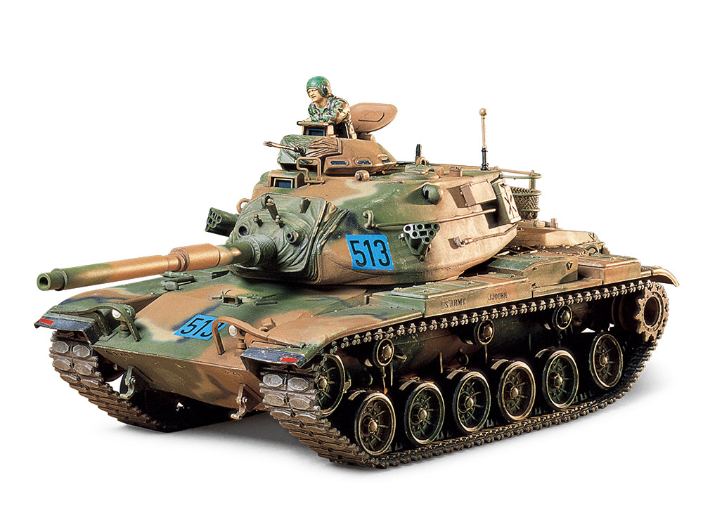 Tamiya-35140-1-US-M60A3-105mm-gun-tank-amerikanischer-Panzer-Modellbausatz