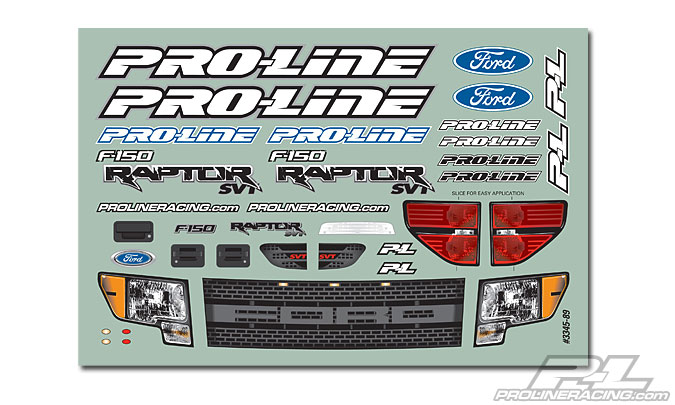 pro-line-racing-3345-00-3-Ford-F-150-SVT-Raptor-Pick-Up-Karosseriesatz-für-Traxxas-E-Revo-Maxx