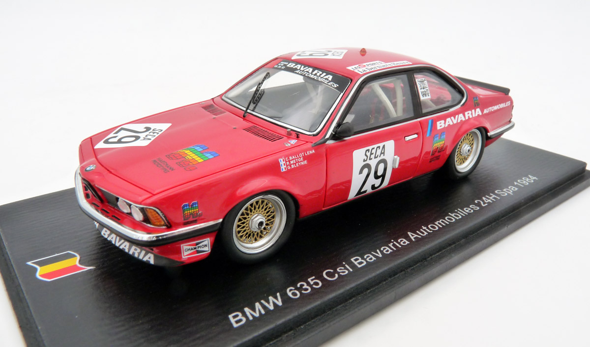 spark-SB657-1-BMW-635-CSI-Bavaria-Automobiles-24h-Spa-1984-Ballot-Léna-Bleynie-Metge-Group-A