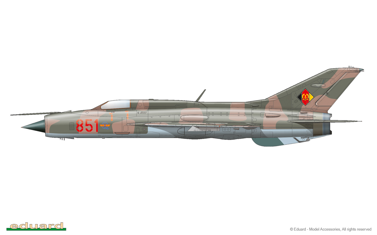 eduard-8236-3-Mikoyan-Gurewitsch-MiG-21PF-DDR-NVA-Polish-Soviet-Air-Force-Kalter-Krieg-Trollenhagen-Jagfliegergeschwader-2