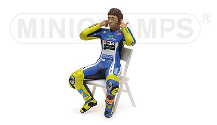 minichamps-312140046-Rossi-mit-Ohrenstöpseln-earplug