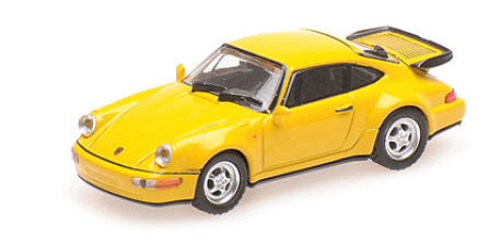 minichamps-870069102-Porsche-964-Turbo-gelb-aircooled