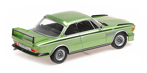 minichamps-155028132-2-BMW-3-0-CSL-1973-grün-metallic-Heckspoiler-Spoilerpaket-im-Koferraum