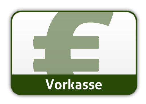 Vorkasse per Banküberweisung Vorkasse per Banküberweisung