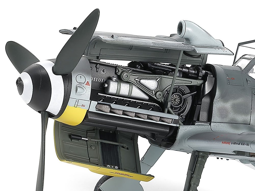 Tamiya-61128-6-Messerschmitt-Bf109-G-6-late-production-Plastikmodellbausatz-Daimler-Benz-DB601-Flugmotor