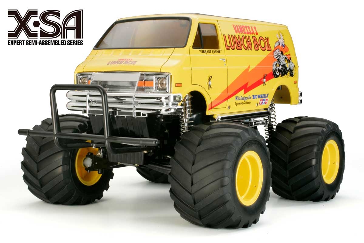 tamiya-46701-X-SA-Lunch-Box-Monstervan-vormontiert-und-lackiert