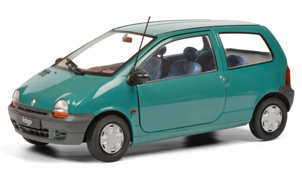 solido-S1804001-1-Renault-Twingo-erste-Serie-90er-Jahre-grün