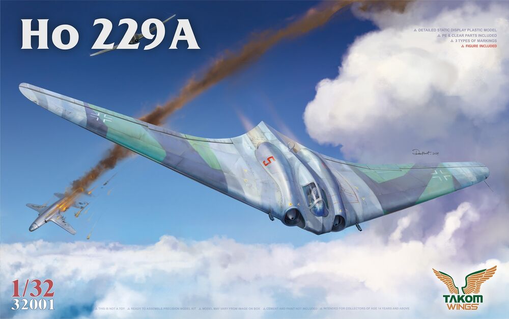 takom-32001-Horten-Ho-229A-Nurflügler-Gebrüder-Horten