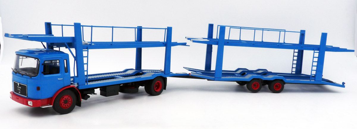 ixo-TTRX034-1-MAN-F7-Autotransporter-1970-blau-Spedition-Fahrzeugtransporte