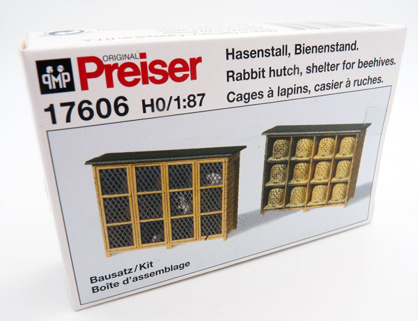 preiser-17606-Hasenstall-Bienenstand-kein-Flow-Hive-sondern-echt-klassisch