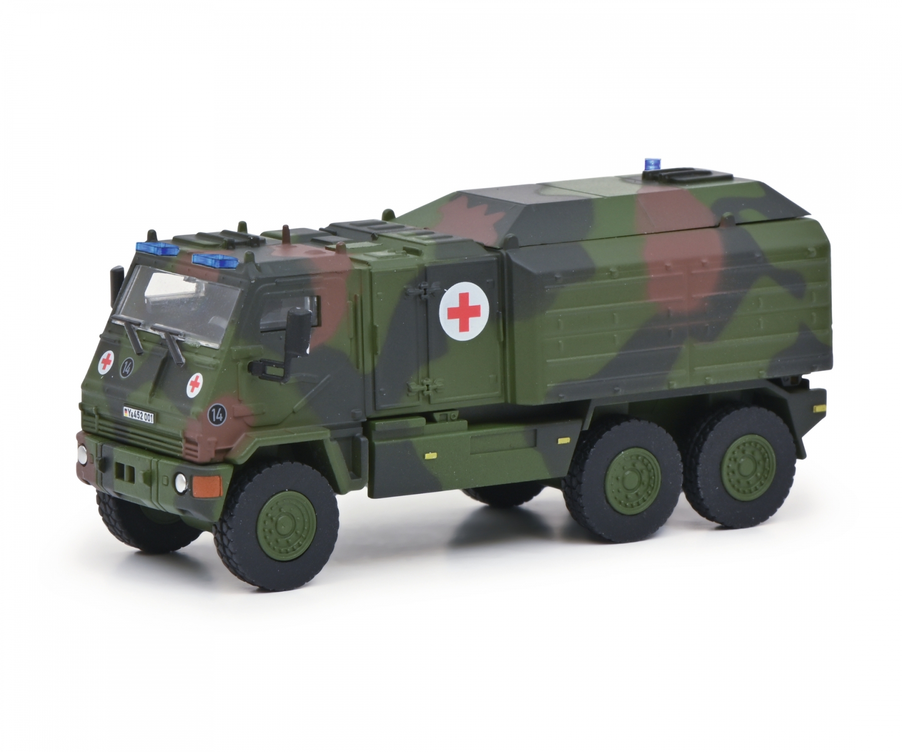 schuco-452658400-YAK-Sanka-Radfahrzeug-Bundeswehr-flecktarn