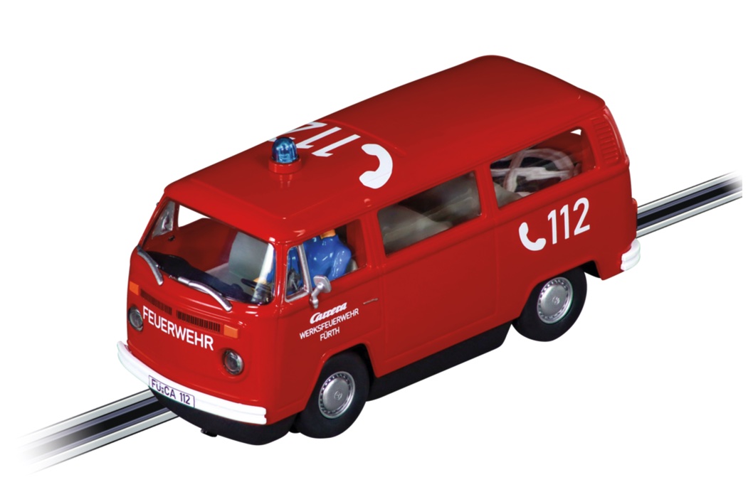 Carrera-20032083-Volkswagen-VW-Bus-T2b-Werks-Feuerwehr-112
