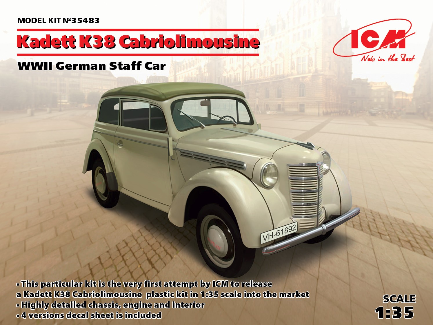 icm-35483-Kadett-K38-Cabriolimousine-WWII-german-staff-car icm-35483-Kadett-K38-Cabriolimousine-WWII-german-staff-car
