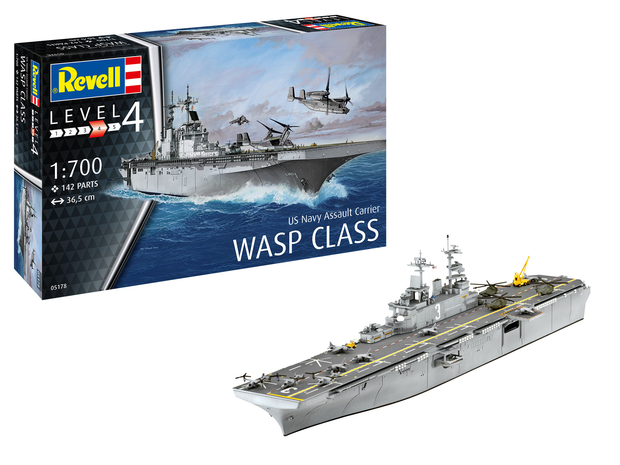 revell-05178-US-Navy-Assault-Carrier-Wasp-Class