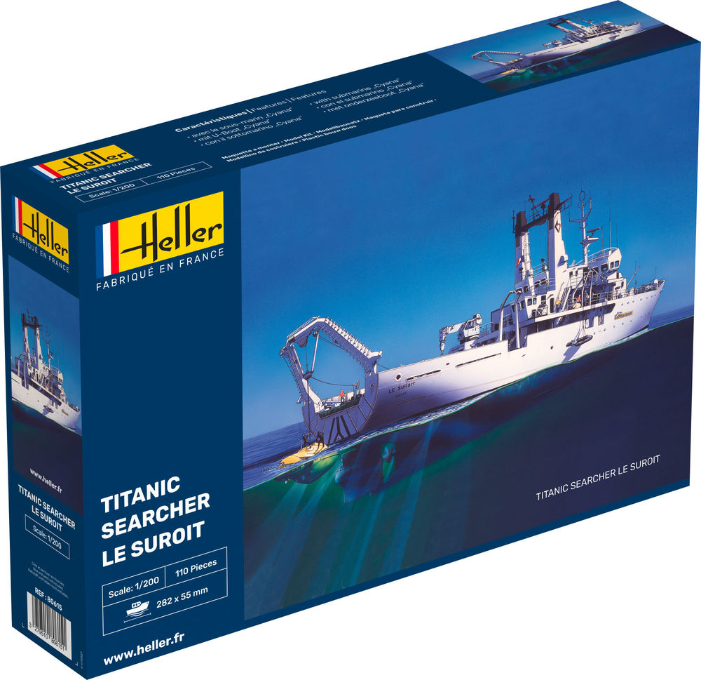 heller-80615-Titanic-Searcher-Le-Suroit-Forschungsschiff-Tiefsee-Wracksuche heller-80615-Titanic-Searcher-Le-Suroit-Forschungsschiff-Tiefsee-Wracksuche
