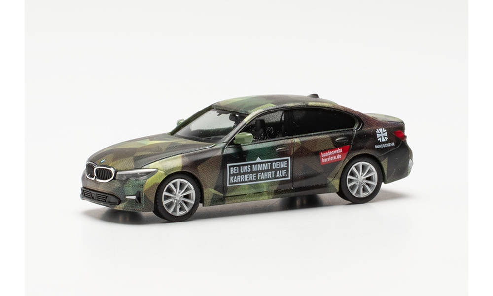 herpa-746885-BMW-3er-Limousine-Bundeswehr-Personal-Karriere-Anwerbung-Werbemobil