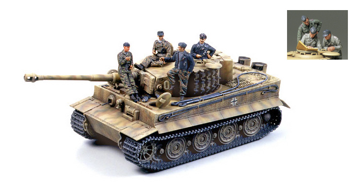 Tamiya Panzerkampfwagen VI Tiger I (Sd.Kfz.181) Ausführung E, #25401