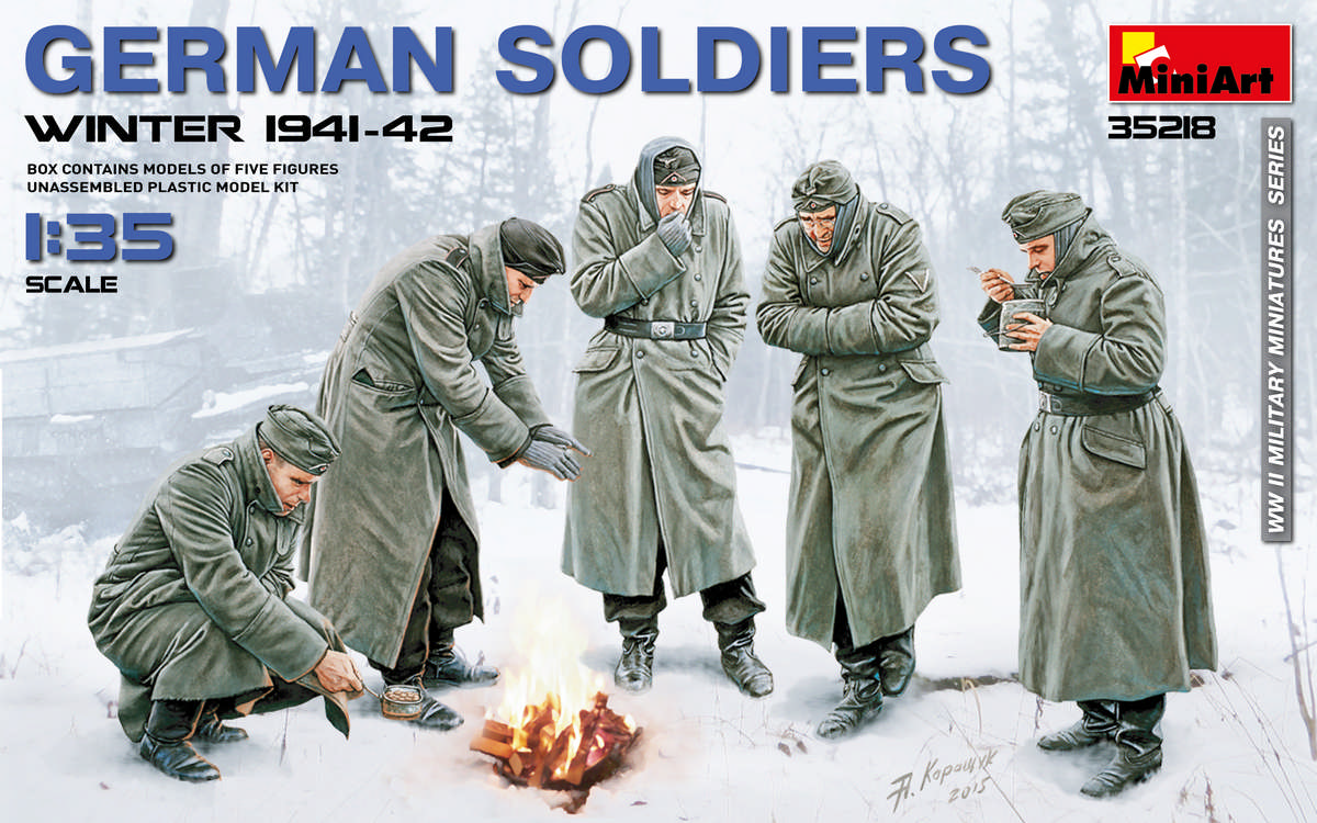 miniart-35218-Deutsche-Soldaten-Winter-1941-42-Wintermantel-Wehrmacht