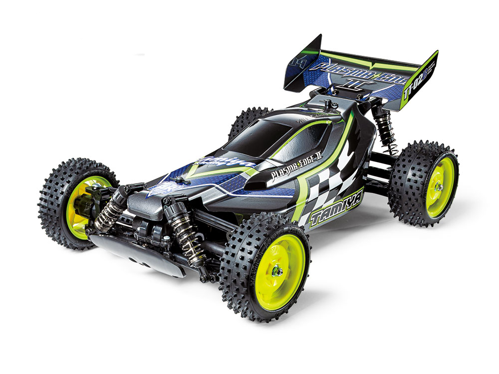 tamiya-47446-1-Plasma-Edge-II-Gun-Metal-Painted-body-Edition-TT-02B-Offroad-Buggy