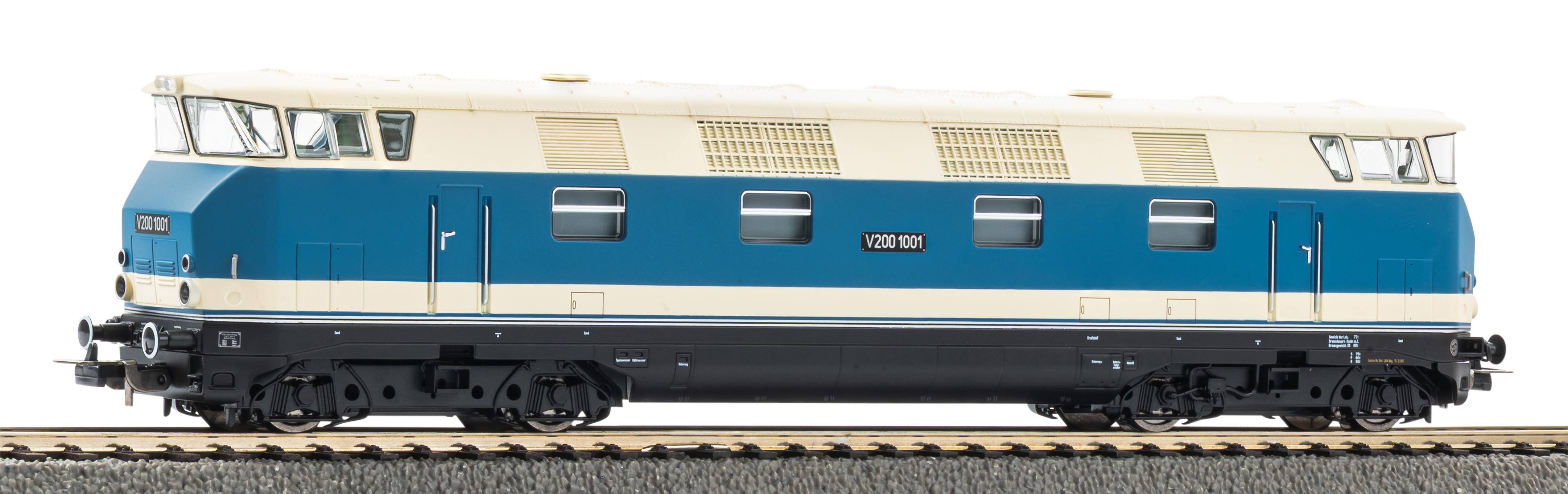 Piko-52584-Diesellok-BR-V200-1001-Messelok-Leipzig-DR-Epoche-III