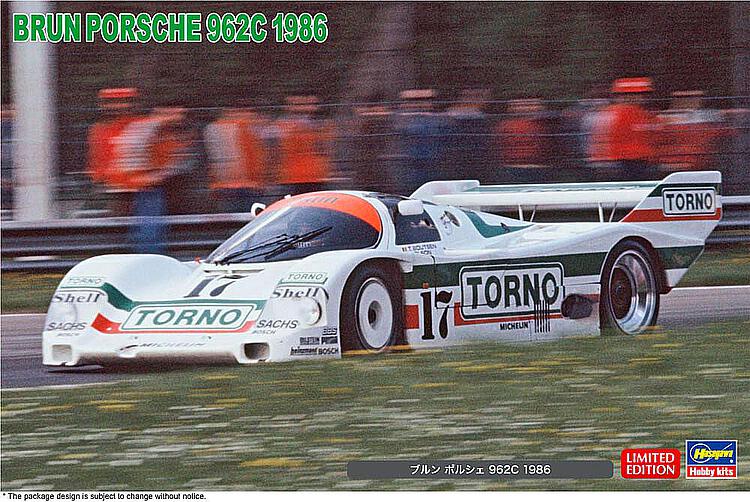hasegawa-20455-Brun-Porsche-962C-Torno-Monza-1986-Boutsen-Olson