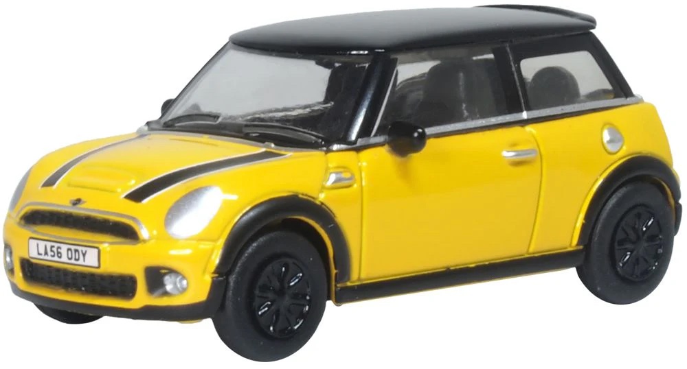 oxford-76NMN008-New-Mini-Cooper-S-gelb-schwarz-yellow-black oxford-76NMN008-New-Mini-Cooper-S-gelb-schwarz-yellow-black