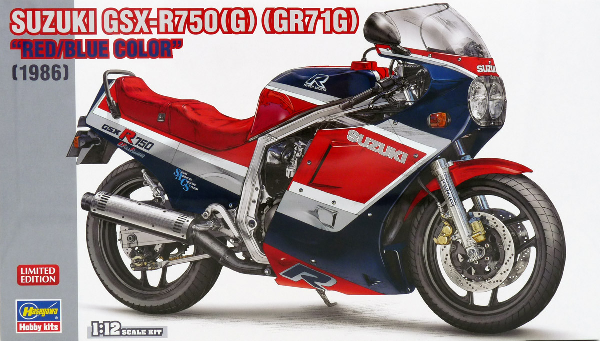 hasegawa-21741-Suzuki-GSX-R750-G-GR71G-red-blue-color-1986-Superbike