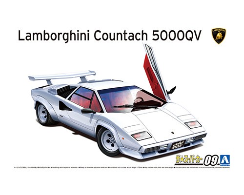 aoshima-4905083059456-Lamborghini-Countach-5000QV-Quattrovalvole-Cannonball-Run