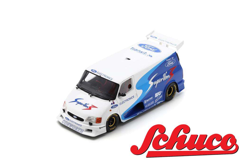 schuco-450066200-Ford-Transit-Supervan-3-1994-Formel-1-HB-V8-3-5-Liter-Rennmotor schuco-450066200-Ford-Transit-Supervan-3-1994-Formel-1-HB-V8-3-5-Liter-Rennmotor