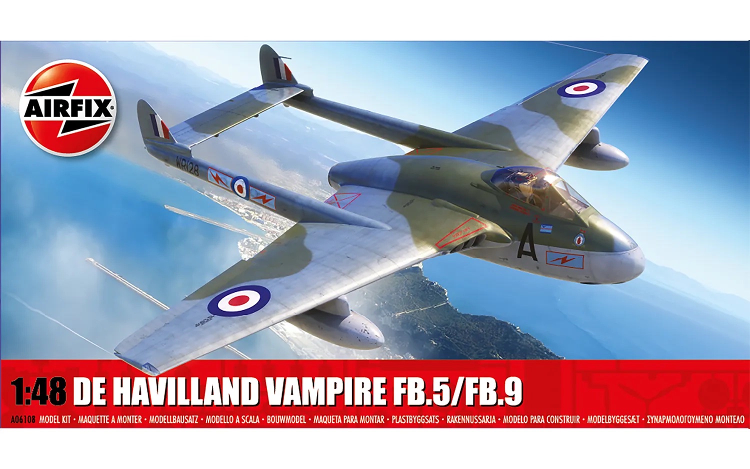 airfix-A06108-De-Havilland-Vampire-FB5-FB9-Düsenjäger