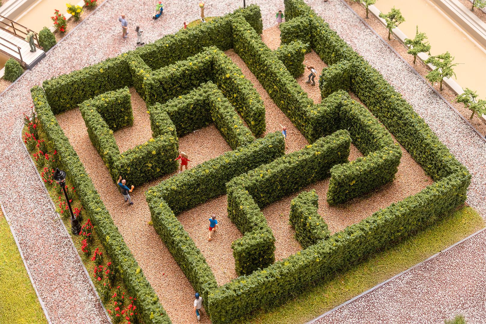 Faller-180379-1-Irrgarten-Modell-Bausatz-Diorama-Hecke