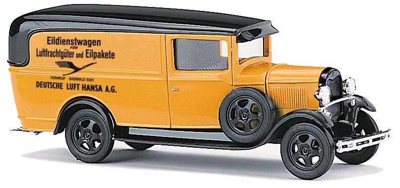 busch-47740-Ford-Model-AA-Deutsche-Luft-Hansa-AG-Eildienstwagen-Luftfracht