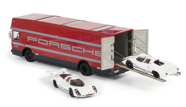 schuco-450372700-2-Porsche-Renntransporter-Set-Porsche-908