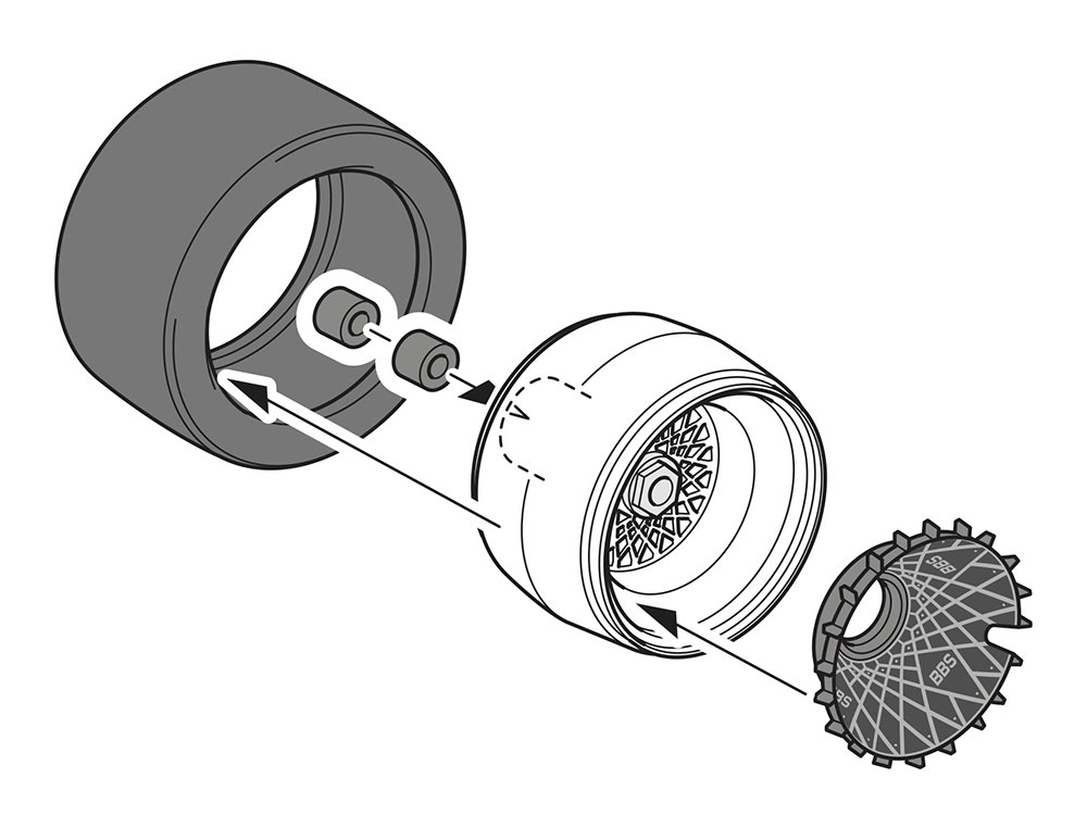 Tamiya-24376-9-Ford-Capri-Zakspeed-Turbo-Gruppe-5-Mampe-Hans-Heyer-BBS-Rotor-Discs