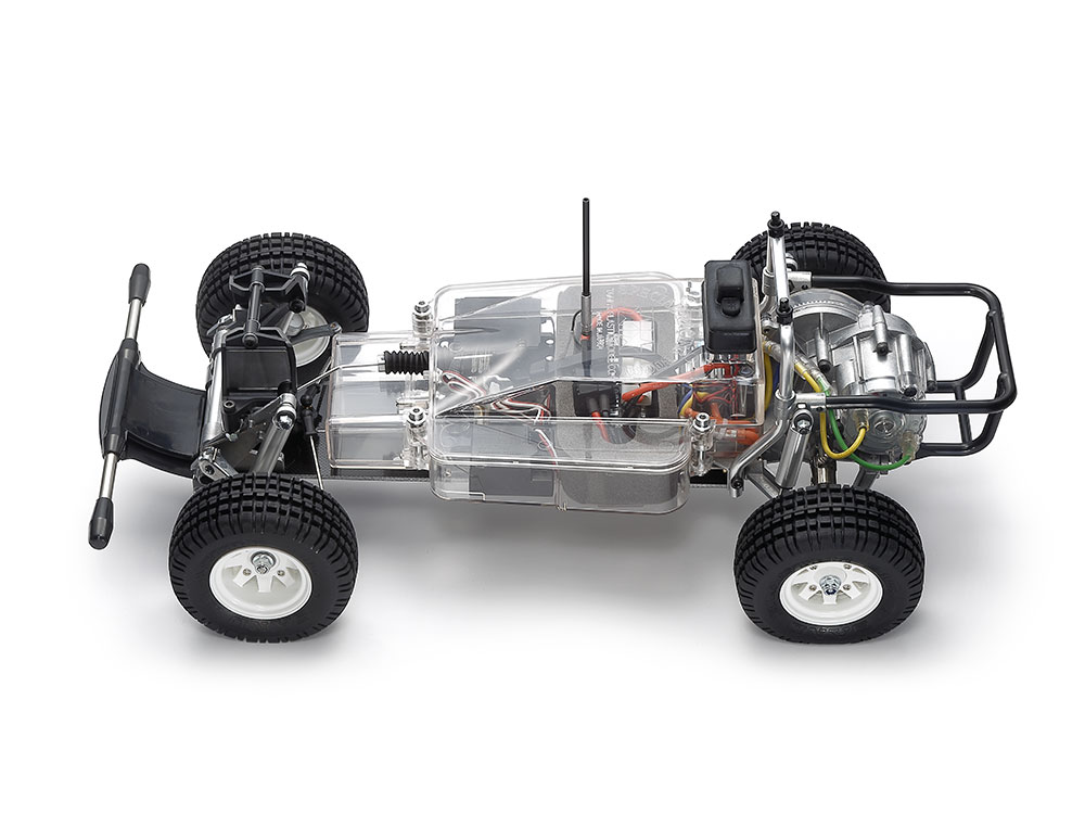 Tamiya-58759-5-Ford-Ranger-F-150-XLT-ferngesteuerter-Retro-Pick-Up-80s-Style-Aluminium-Chassis-Fahrwerk