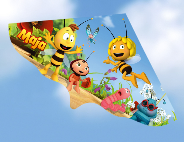 Günther-Flugspiele-1197-1-Bine-Maja-Motivdrachen-Drachenfest-Highlight-Kinder