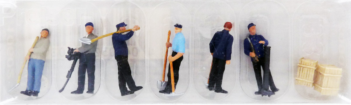 preiser-10602-Stehende-Gleisbauarbeiter preiser-10602-Stehende-Gleisbauarbeiter