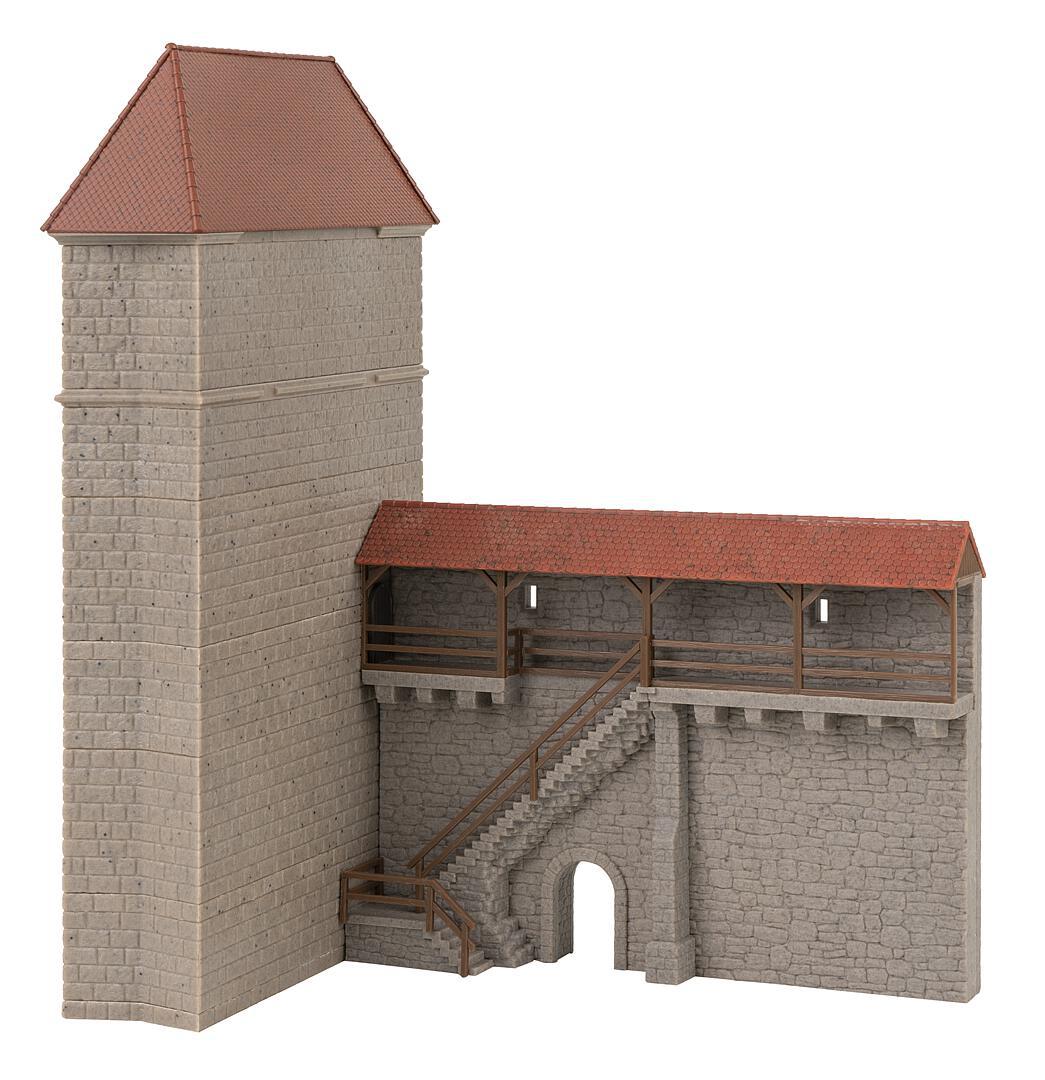 faller-130691-2-Altstadtmauer-Set-Schildmauer