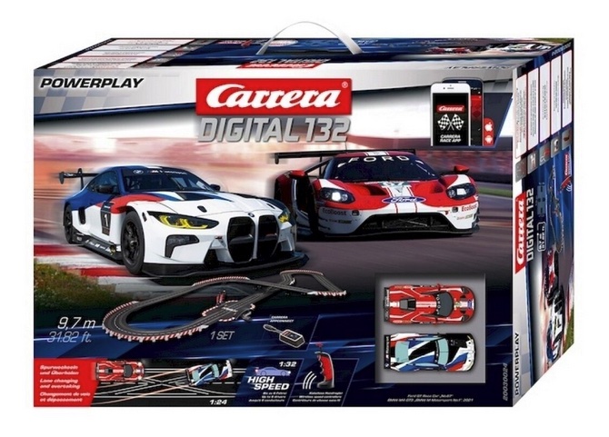 carrera-20030024-1-Digital-132-Powerplay-BMW-M4-GT3-Ford-GT-Race-Car-Carrera-Startpackung-mit-Wireless-und-App-Rundenzähler