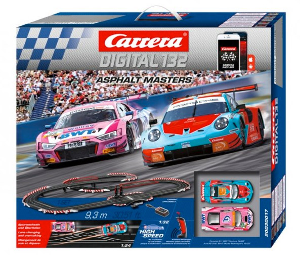 carrera-20030017-1-Digital-132-Asphalt-Masters-Porsche-Audi-GT3-Carrera-Startpackung-mit-Wireless-und-App-Rundenzähler